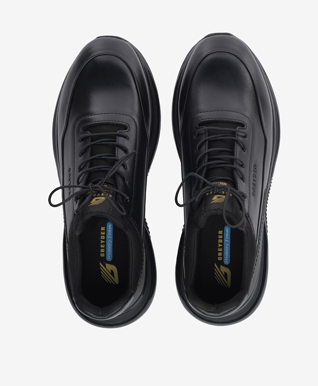 Erkek Siyah Hakiki Deri Ayakkabı - 5