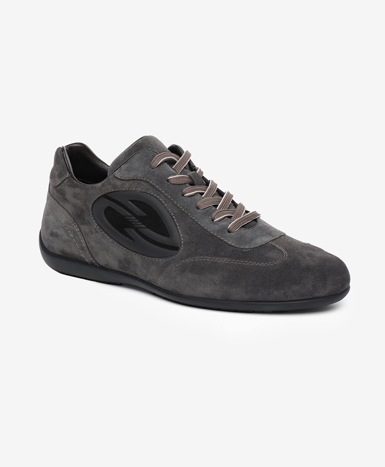 Erkek Füme Hakiki Deri Sneaker Ayakkabı - 2