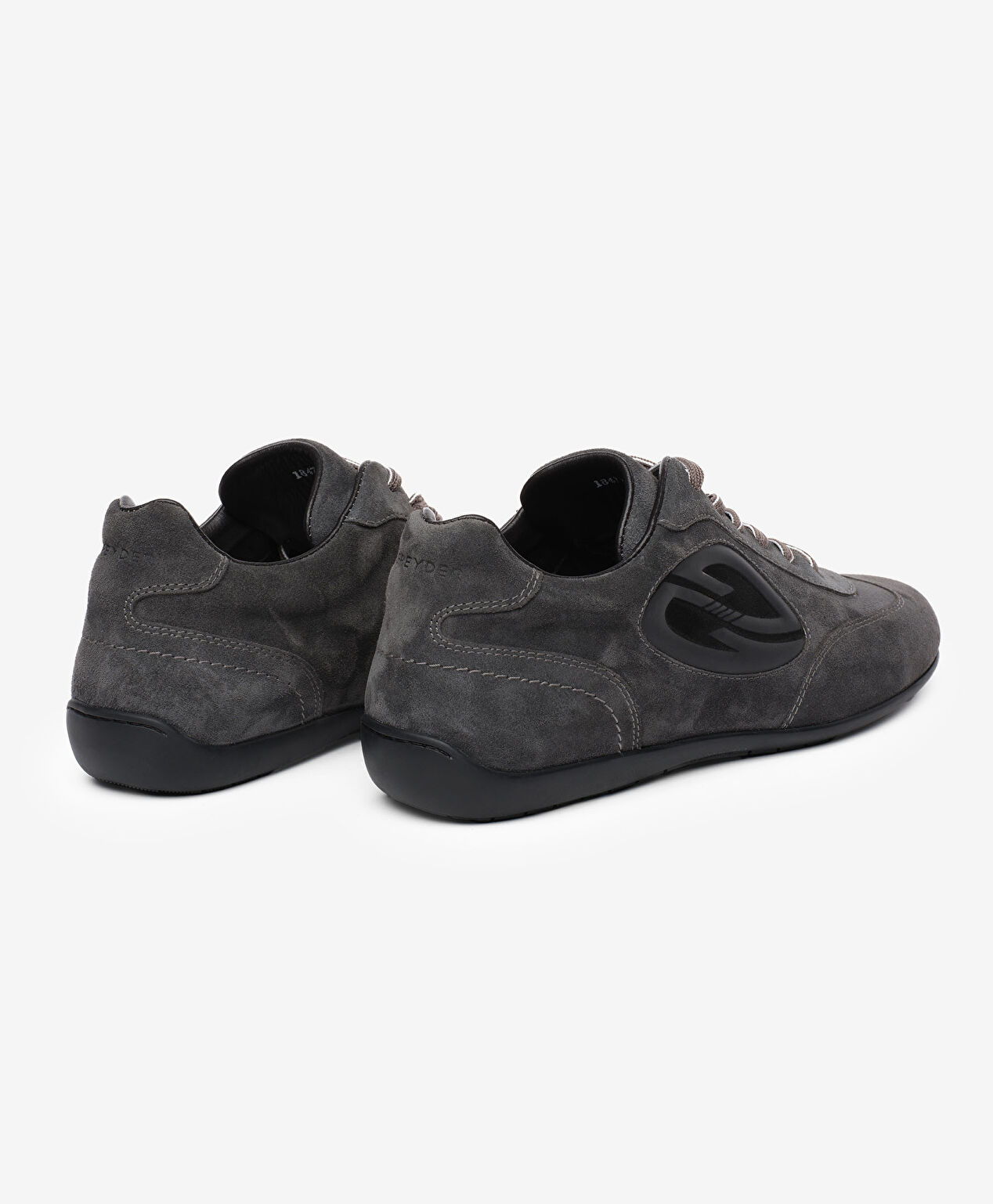 Erkek Füme Hakiki Deri Sneaker Ayakkabı - 4