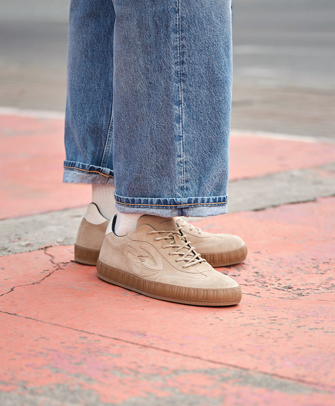 Erkek Vizon Hakiki Deri Sneaker Ayakkabı - 8