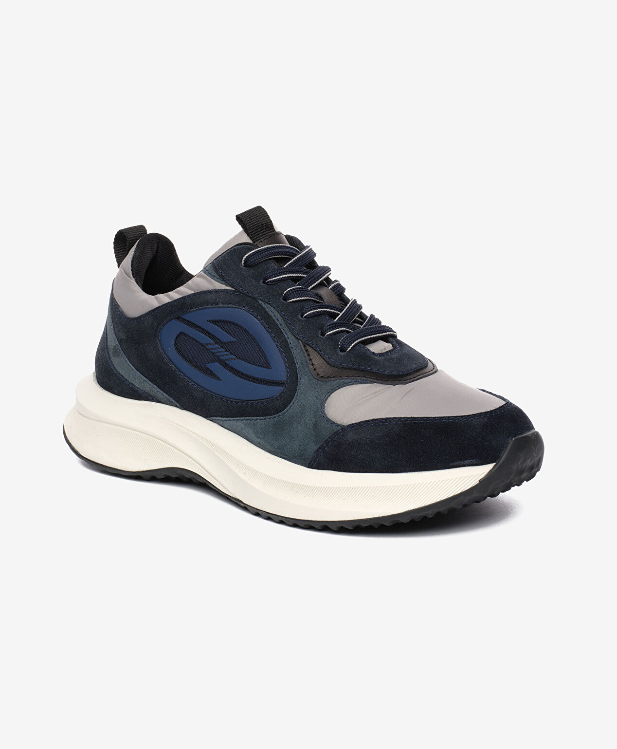 Erkek Lacivert Hakiki Deri Spor Ayakkabı - 2