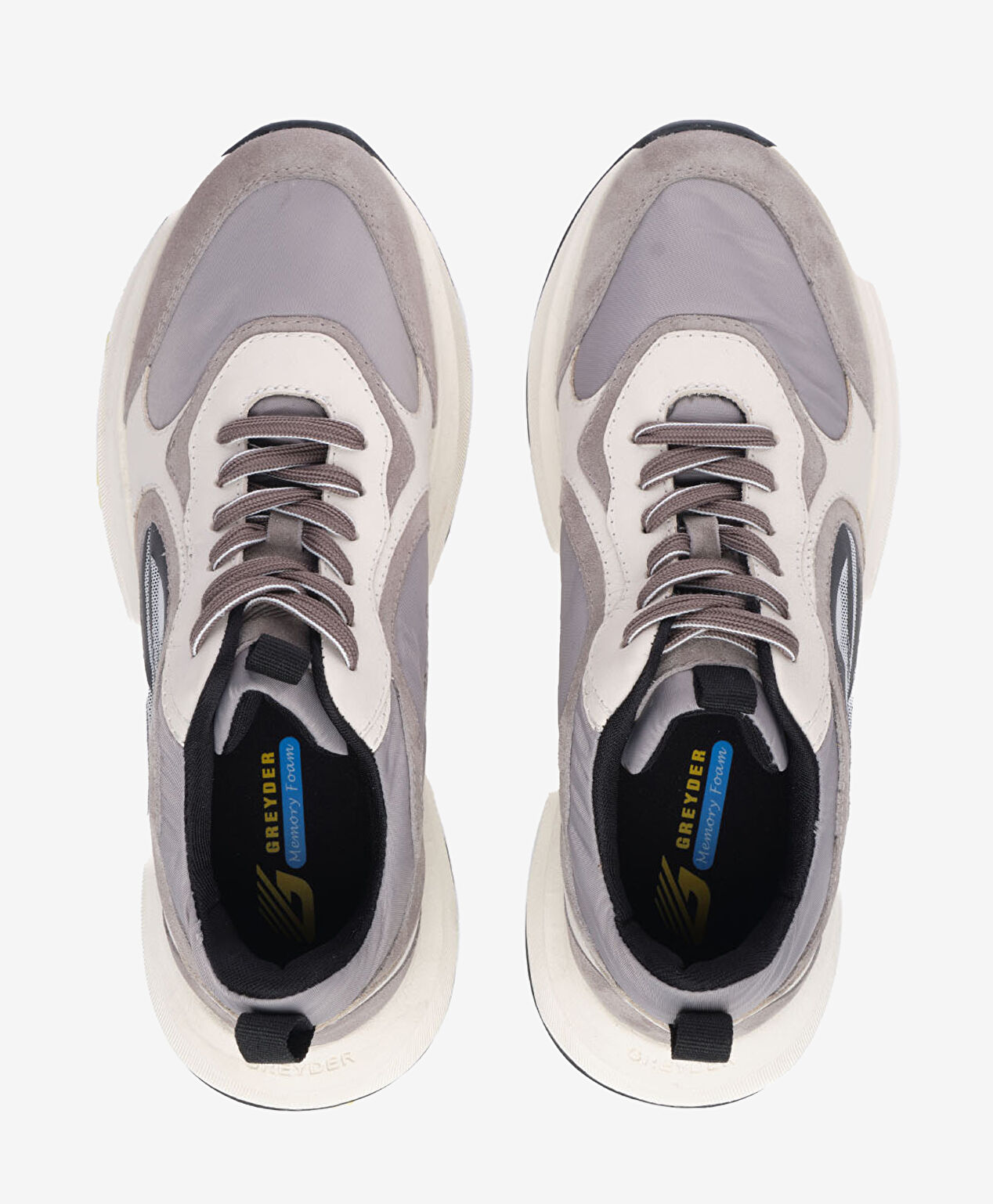 Erkek Gri Hakiki Deri Spor Ayakkabı - 5