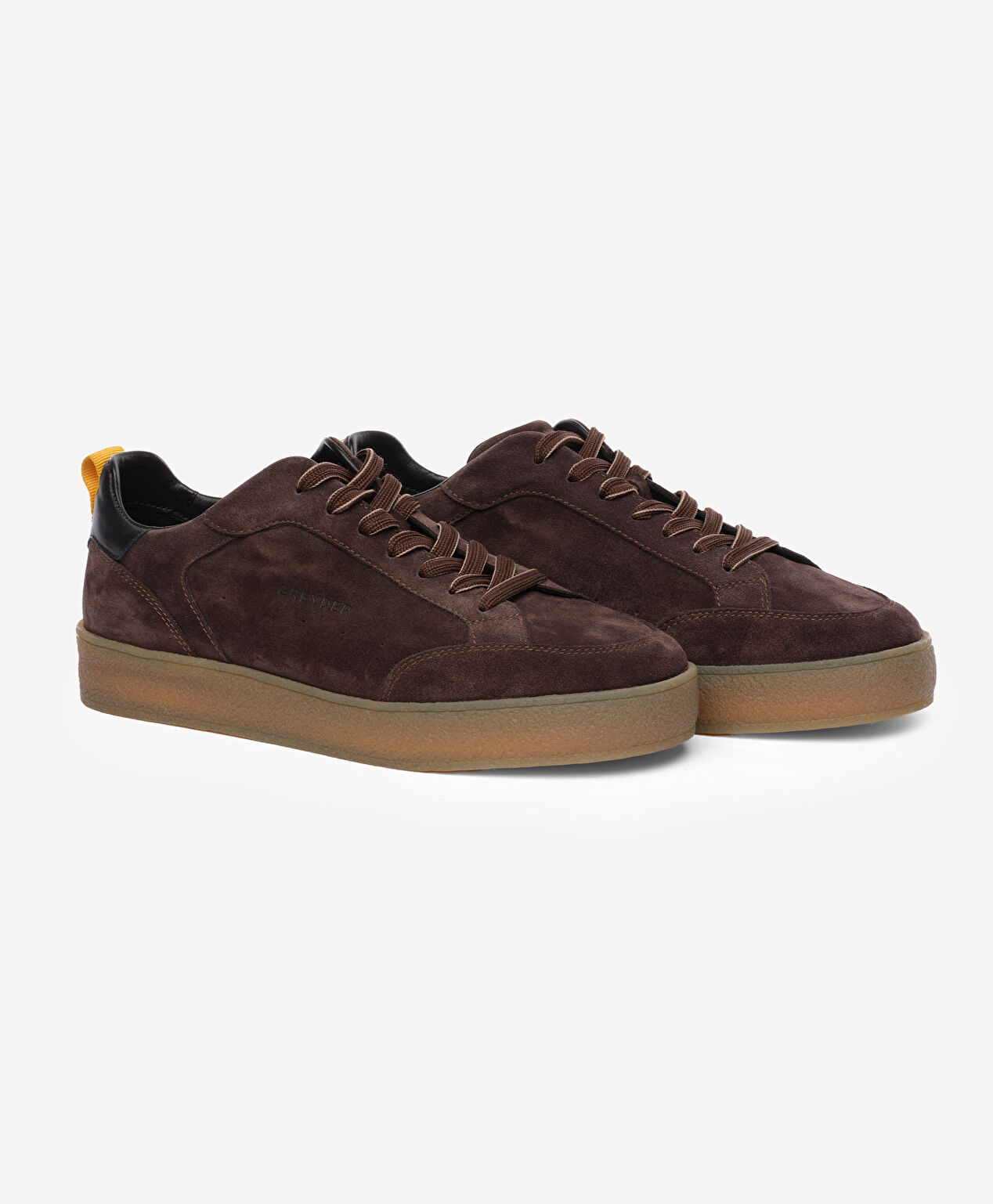 Erkek Kahverengi Hakiki Deri Sneaker Ayakkabı - 3