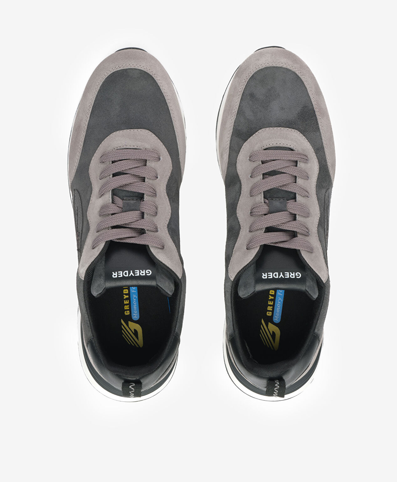 Erkek Gri Hakiki Deri Spor Ayakkabı - 5