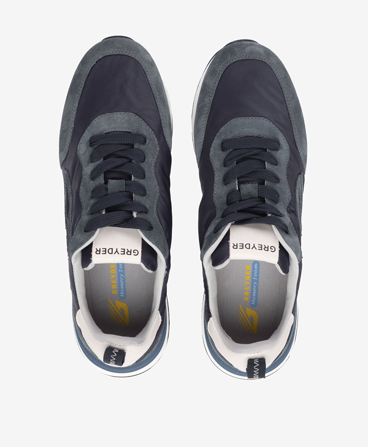 Erkek Lacivert Hakiki Deri Spor Ayakkabı - 5