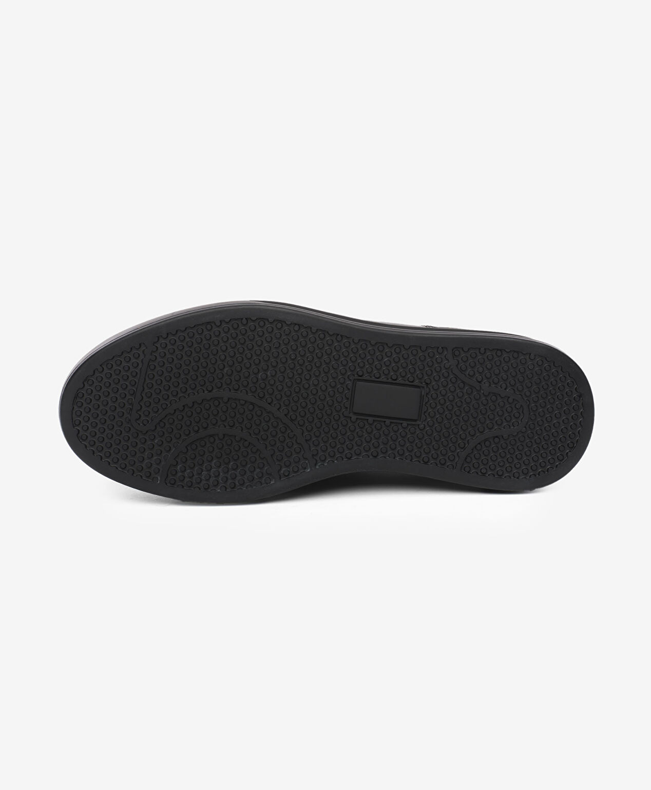 Erkek Siyah Hakiki Deri Sneaker Ayakkabı - 6