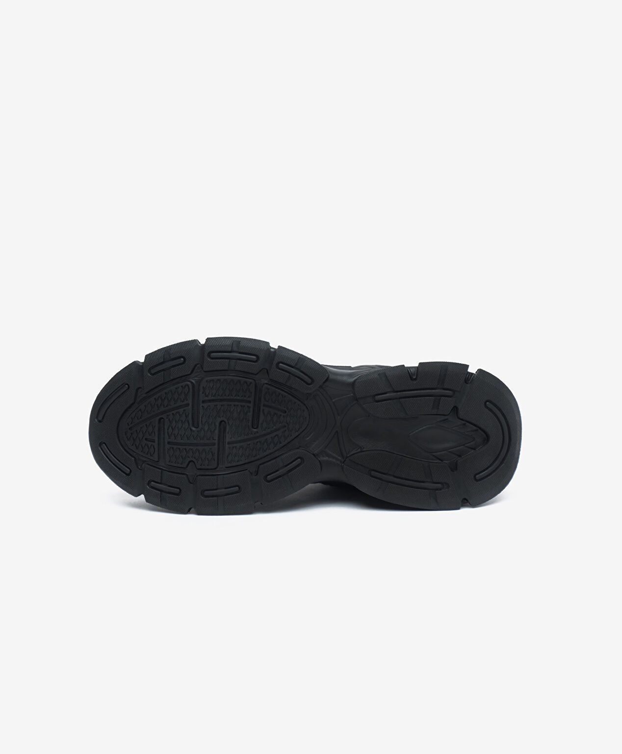 Erkek Siyah Hakiki Deri Spor Ayakkabı - 6