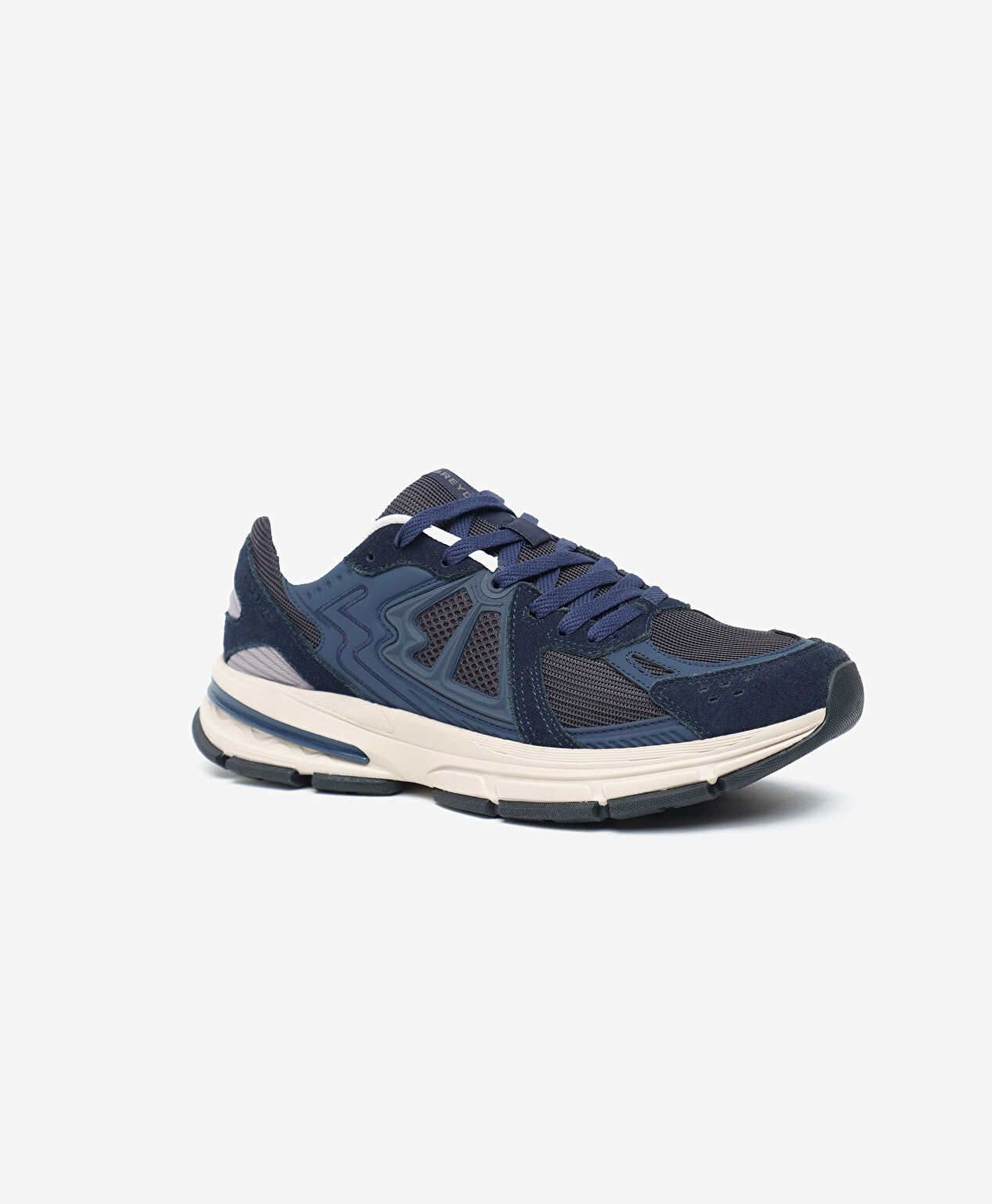 Erkek Lacivert Hakiki Deri Spor Ayakkabı - 2