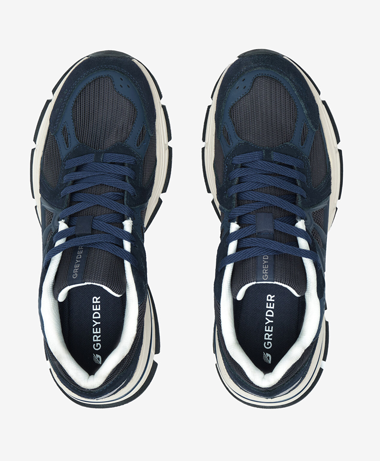 Erkek Lacivert Hakiki Deri Spor Ayakkabı - 5