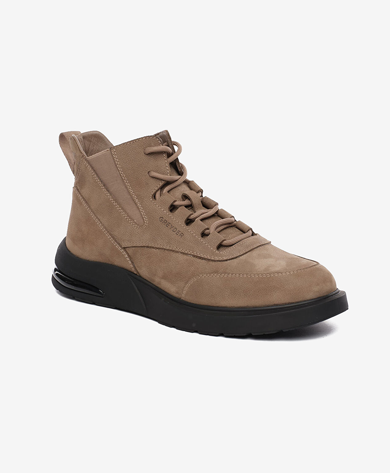 Erkek Vizon Hakiki Deri Sneaker Bot - 2