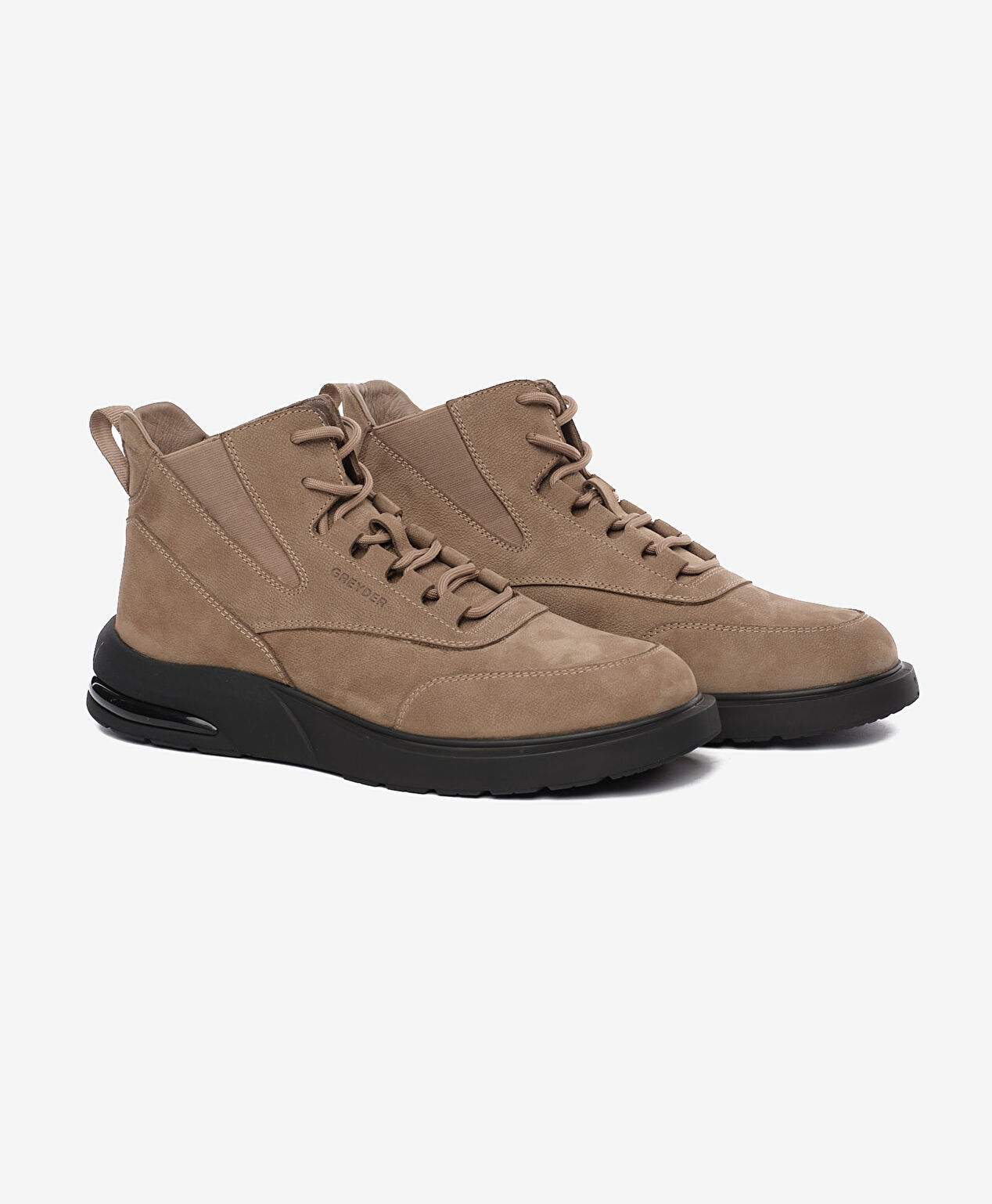 Erkek Vizon Hakiki Deri Sneaker Bot - 3