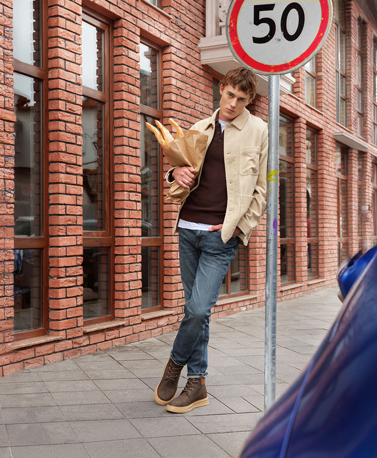 Erkek Duman Hakiki Deri Bot - 7