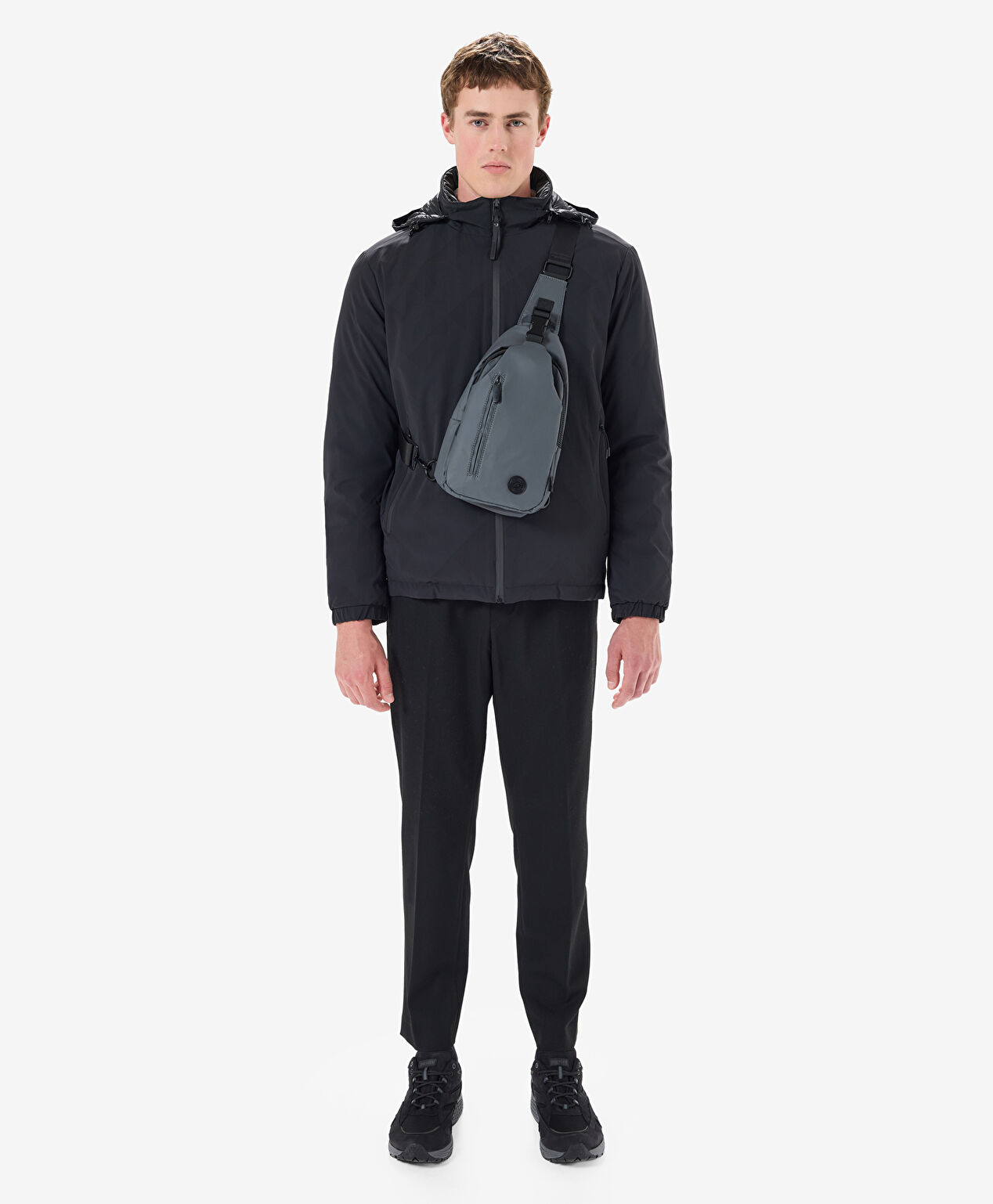 Erkek Siyah Mont - 4