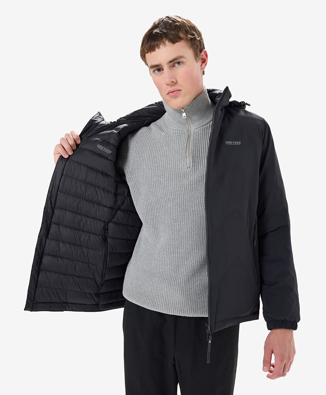 Erkek Siyah Mont - 6