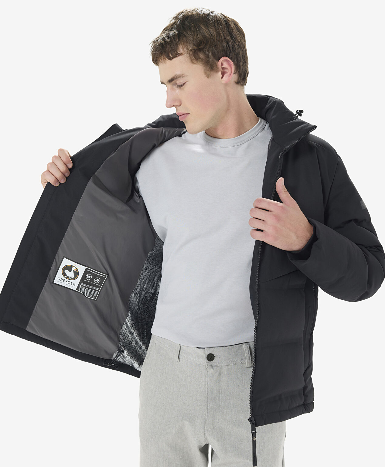 Erkek Siyah Mont - 6