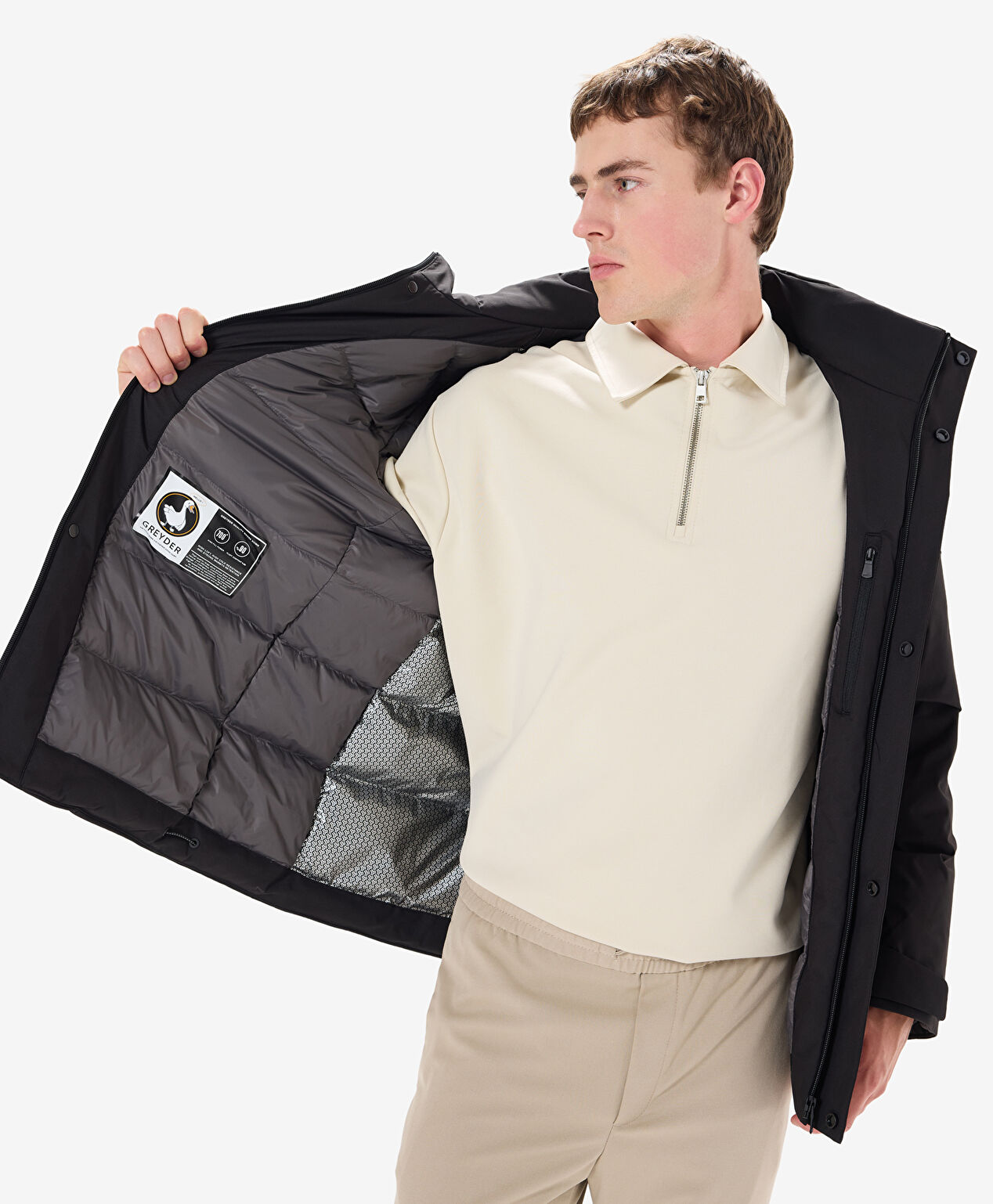 Erkek Siyah Mont - 6