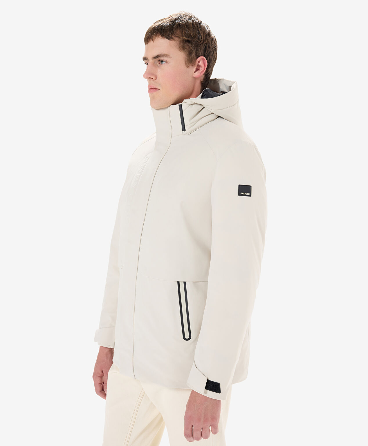 Erkek Ekru Mont - 3