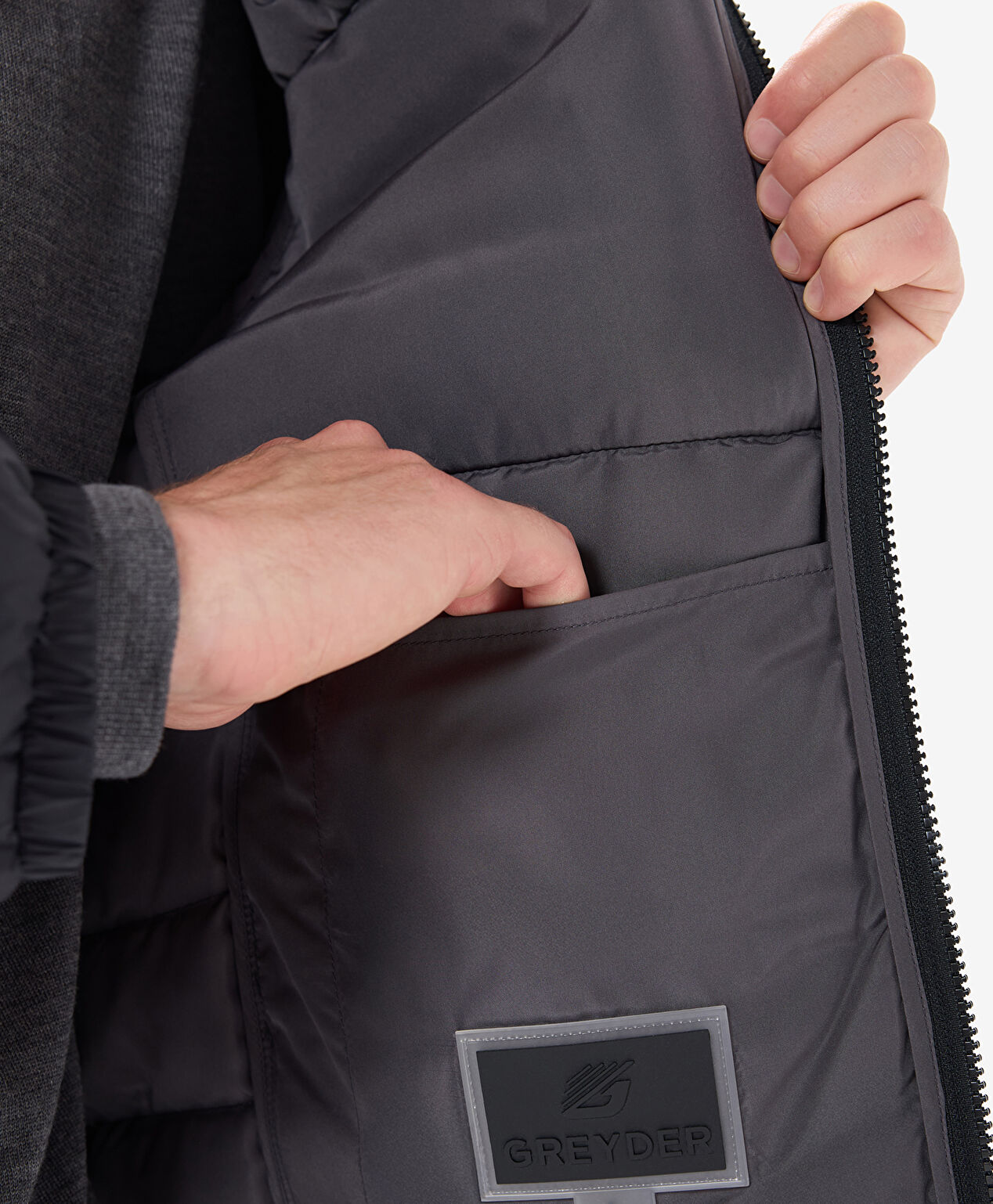 Erkek Siyah Mont - 8