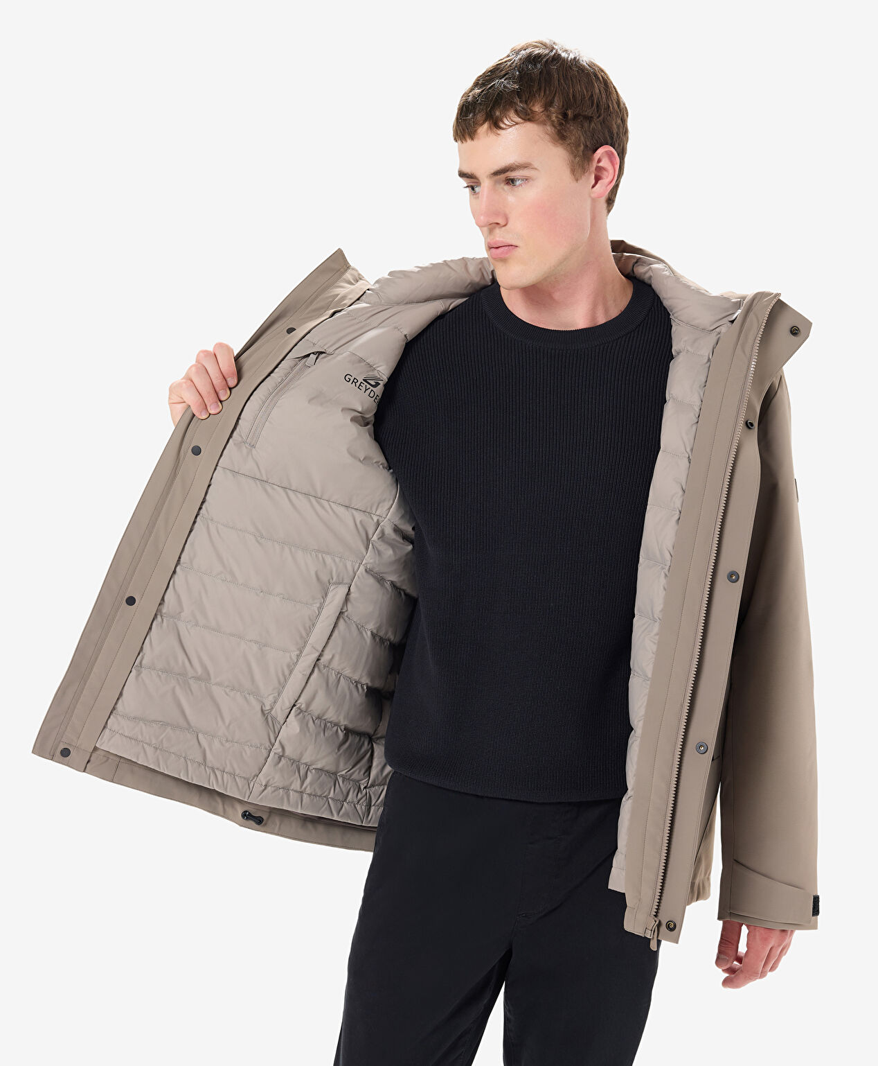 Erkek Vizon Mont - 5