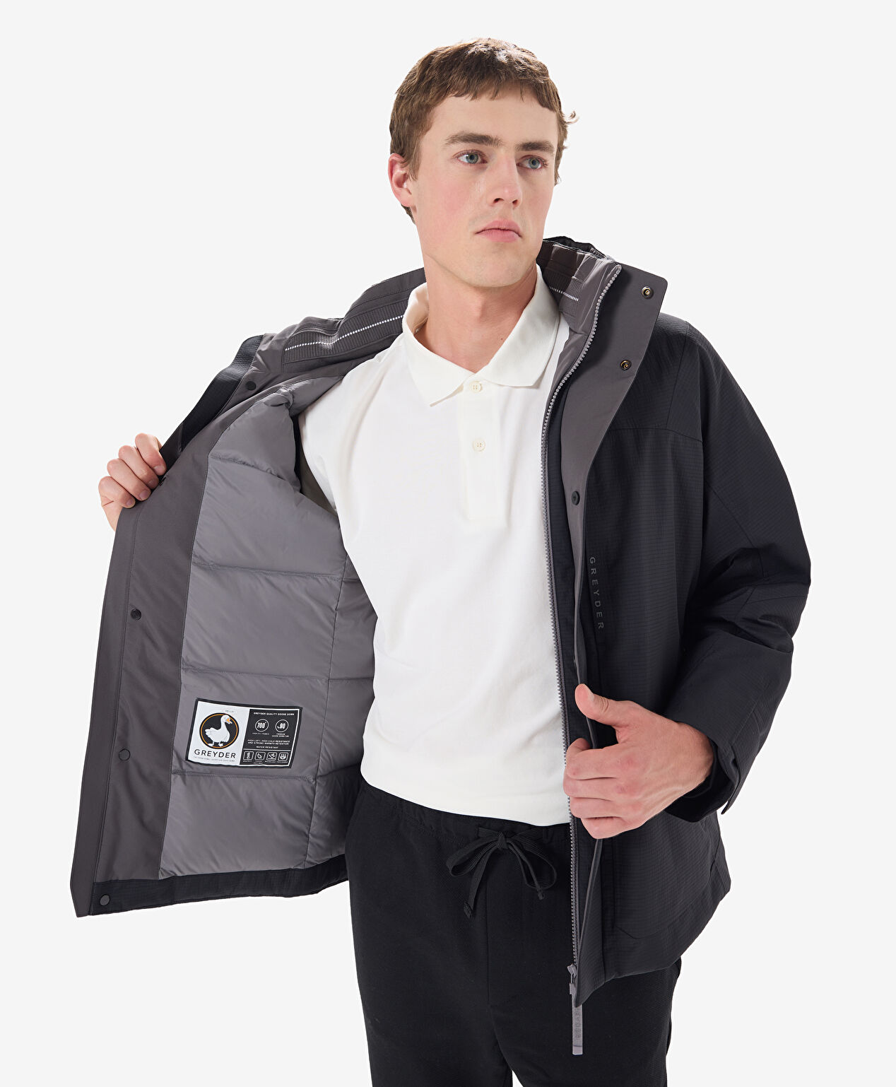 Erkek Siyah Mont - 5