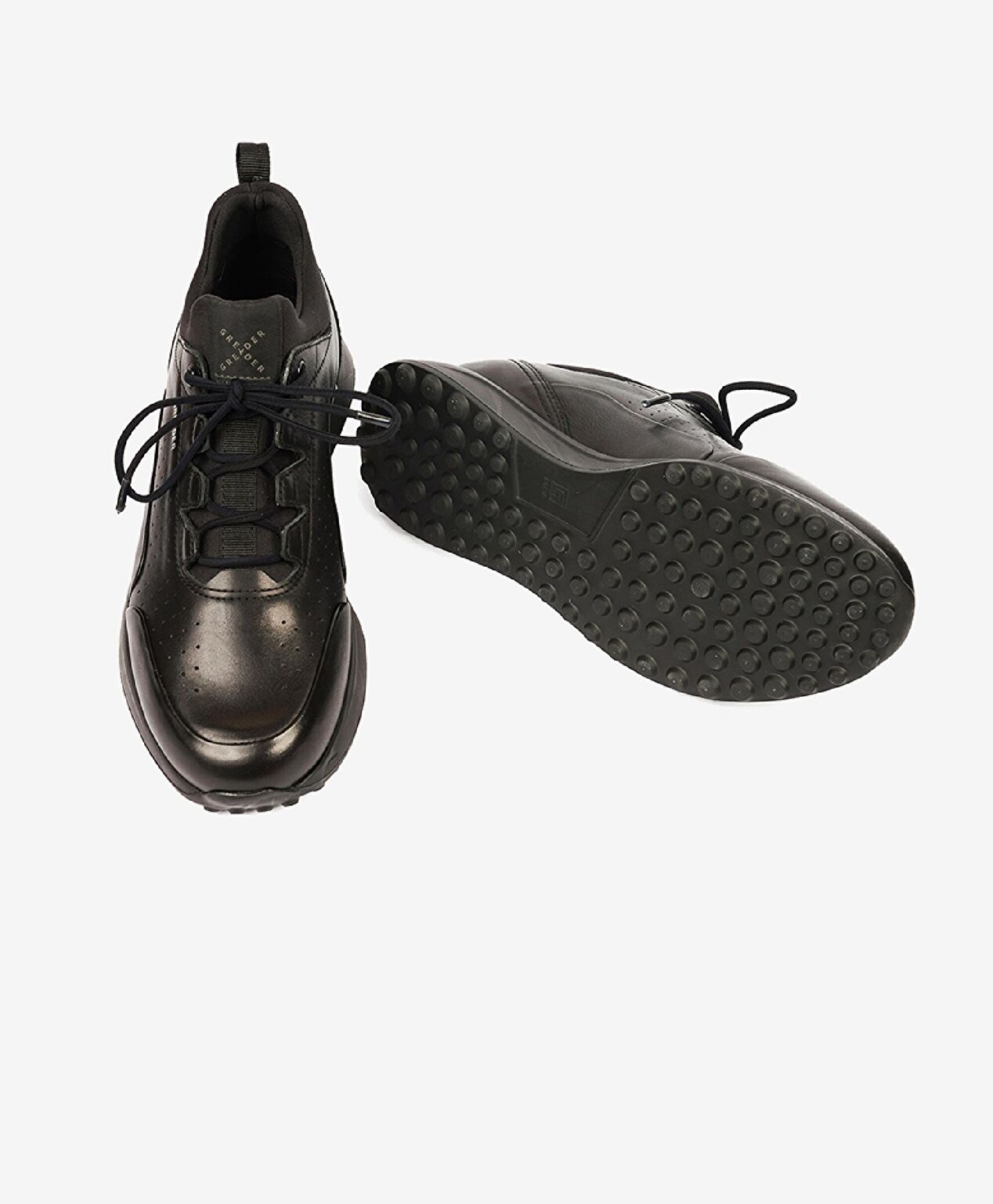 Erkek Siyah Hakiki Deri Ayakkabı - 6