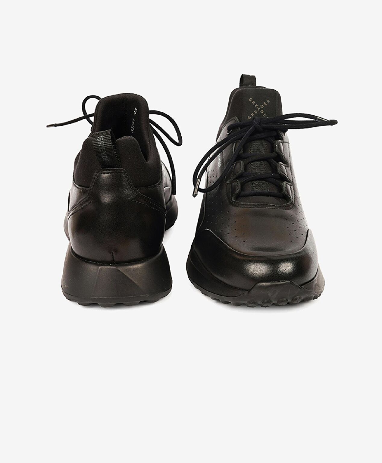 Erkek Siyah Hakiki Deri Ayakkabı - 7