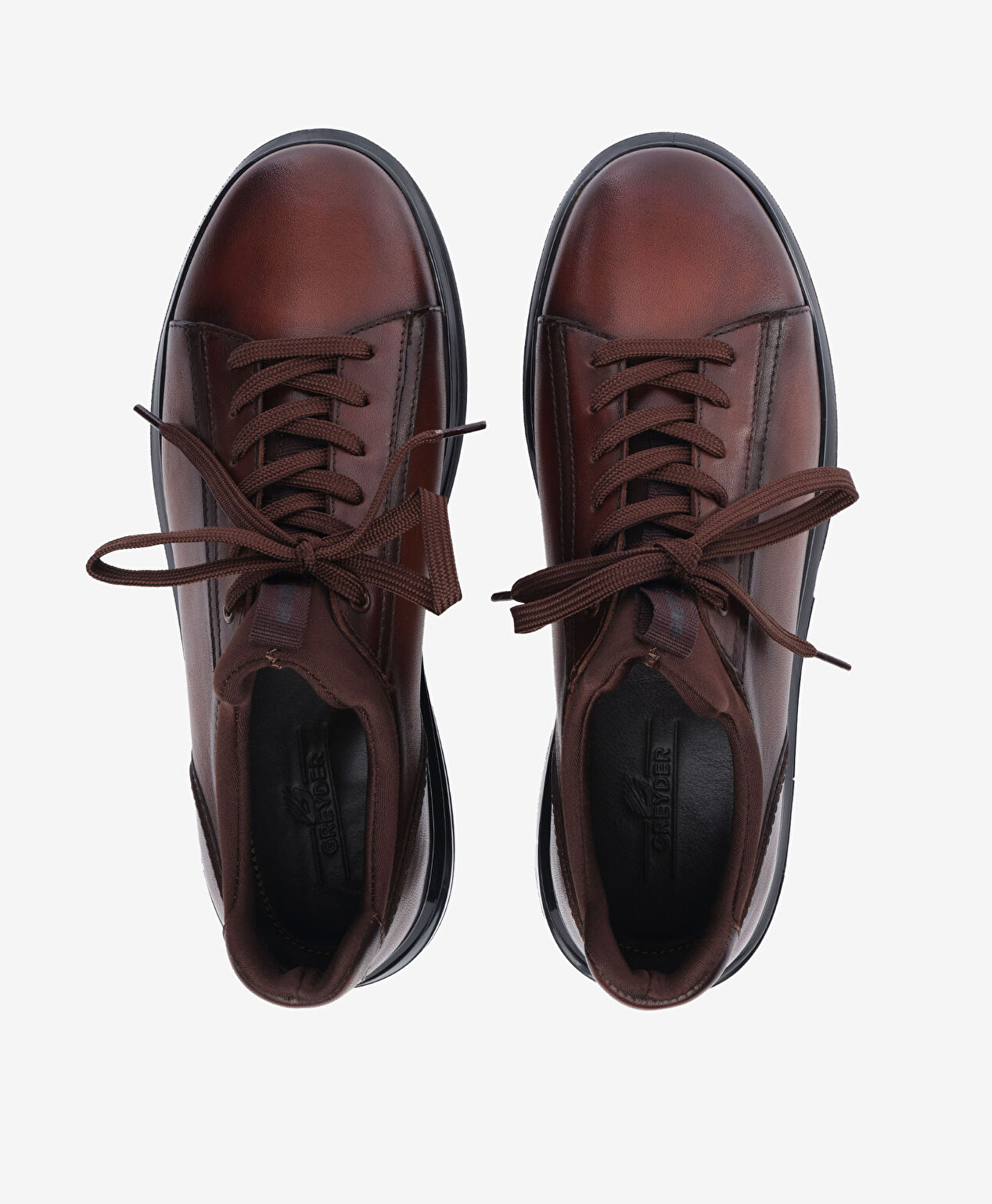 Erkek Kahverengi Hakiki Deri Ayakkabı - 5