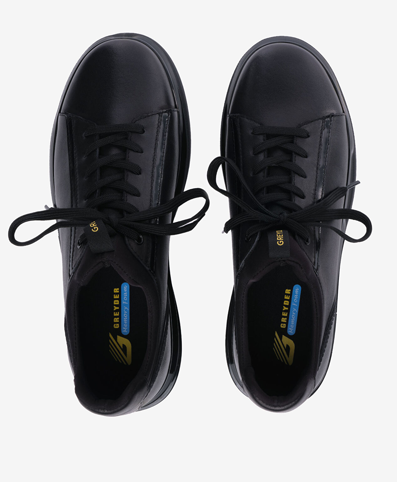 Erkek Siyah Hakiki Deri Ayakkabı - 5