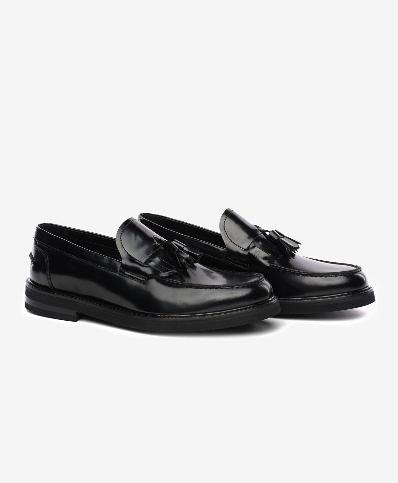 Erkek Siyah Hakiki Deri Loafer Ayakkabı - 3