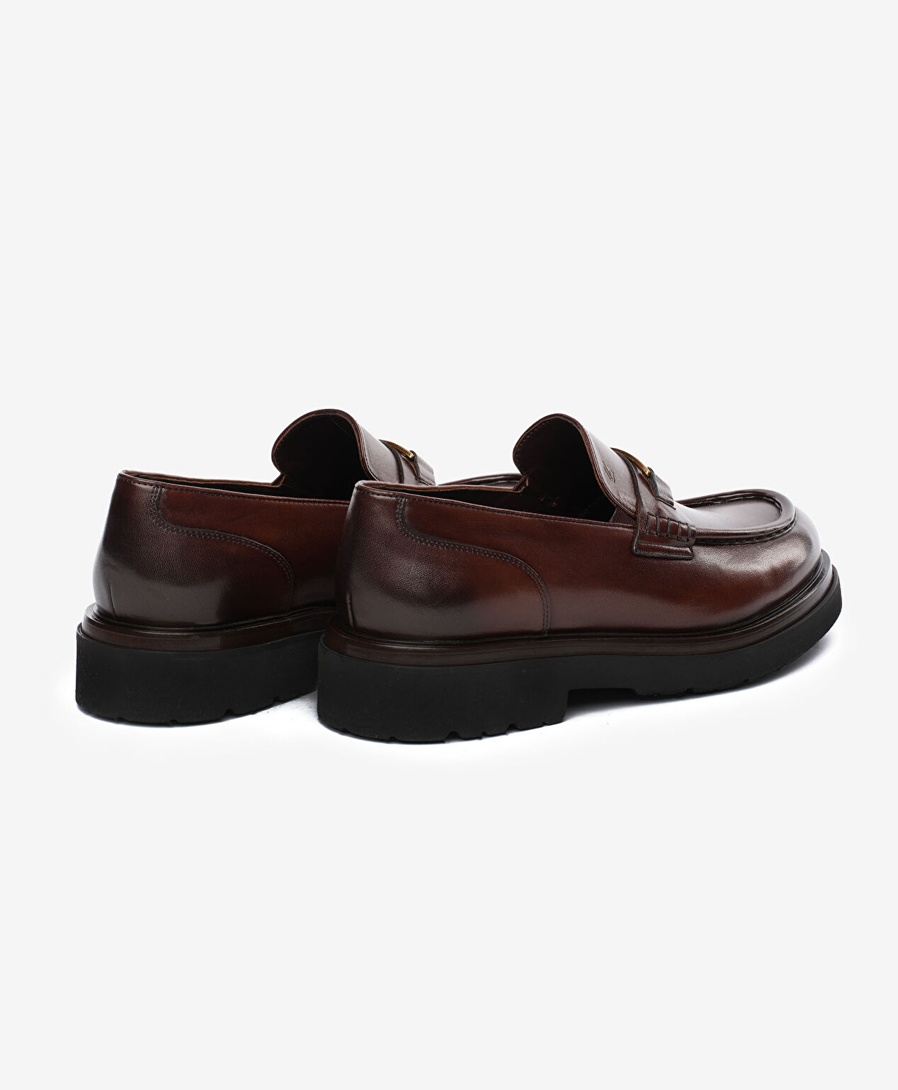 Erkek Kahverengi Loafer Ayakkabı - 4