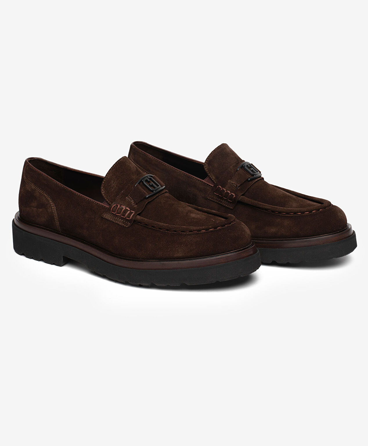 Erkek Kahverengi Hakiki Deri Loafer Ayakkabı - 3