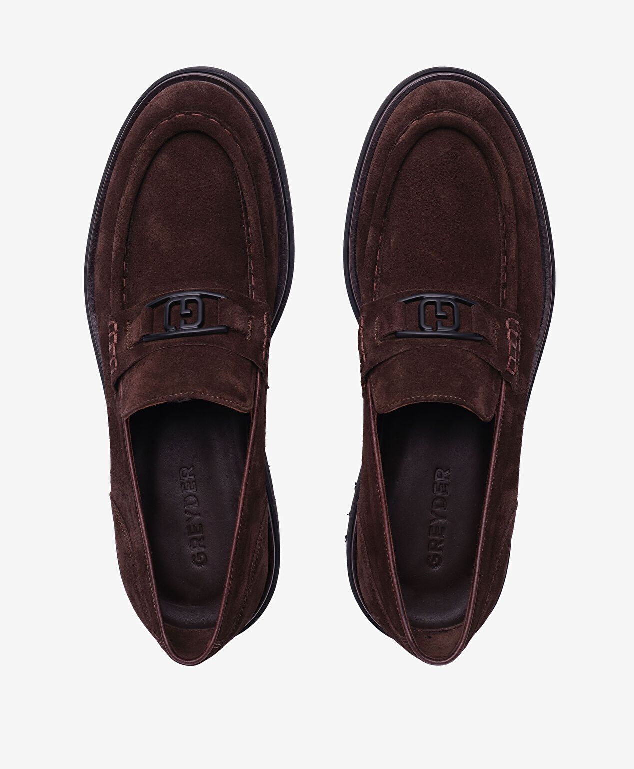 Erkek Kahverengi Hakiki Deri Loafer Ayakkabı - 5