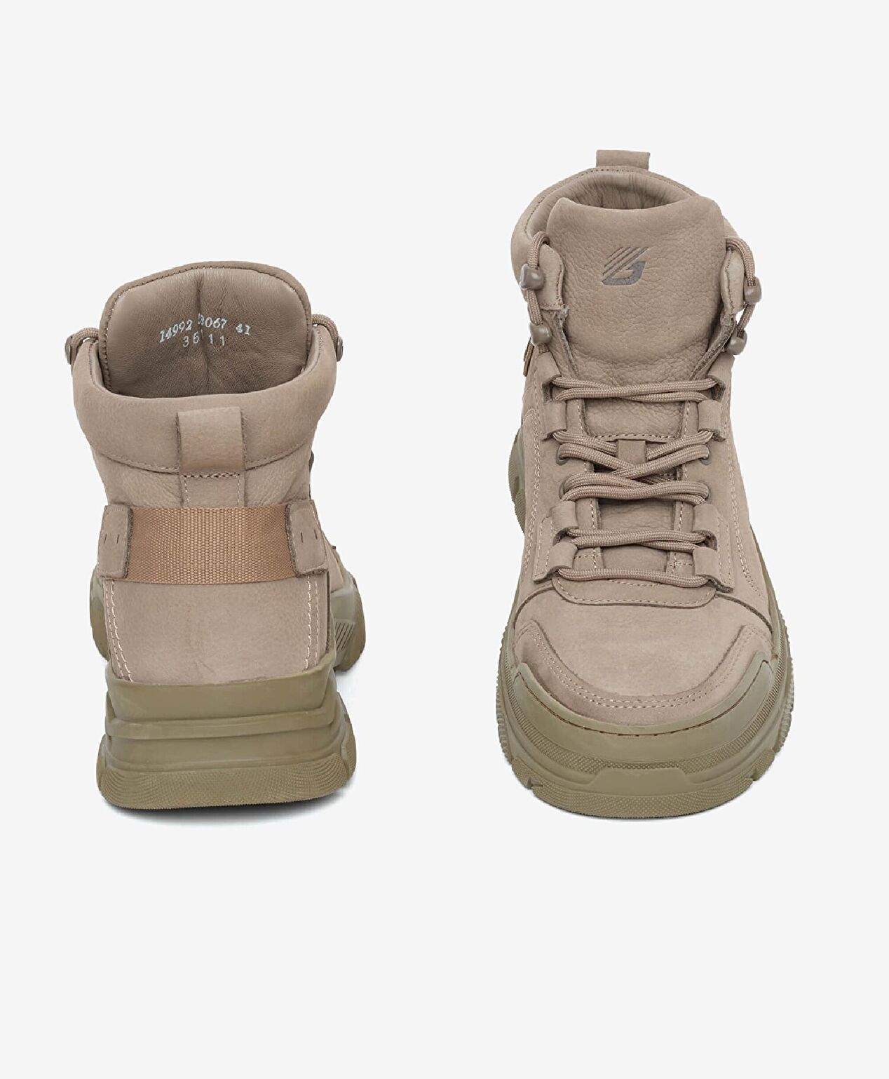 Erkek Koyu Vizon Hakiki Deri Bot - 7