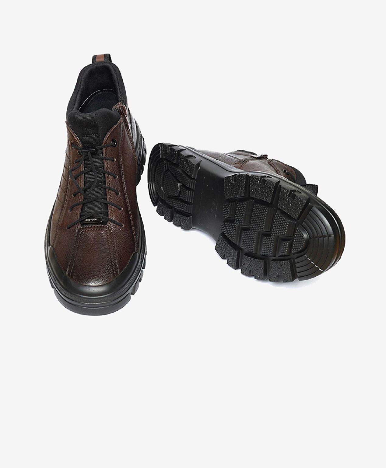 Erkek Kahverengi Hakiki Deri Bot - 6