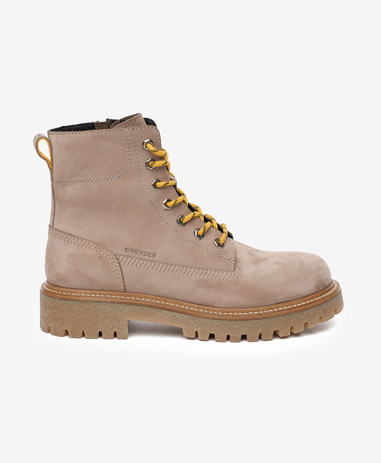 Erkek Vizon Hakiki Deri Military Bot - 1