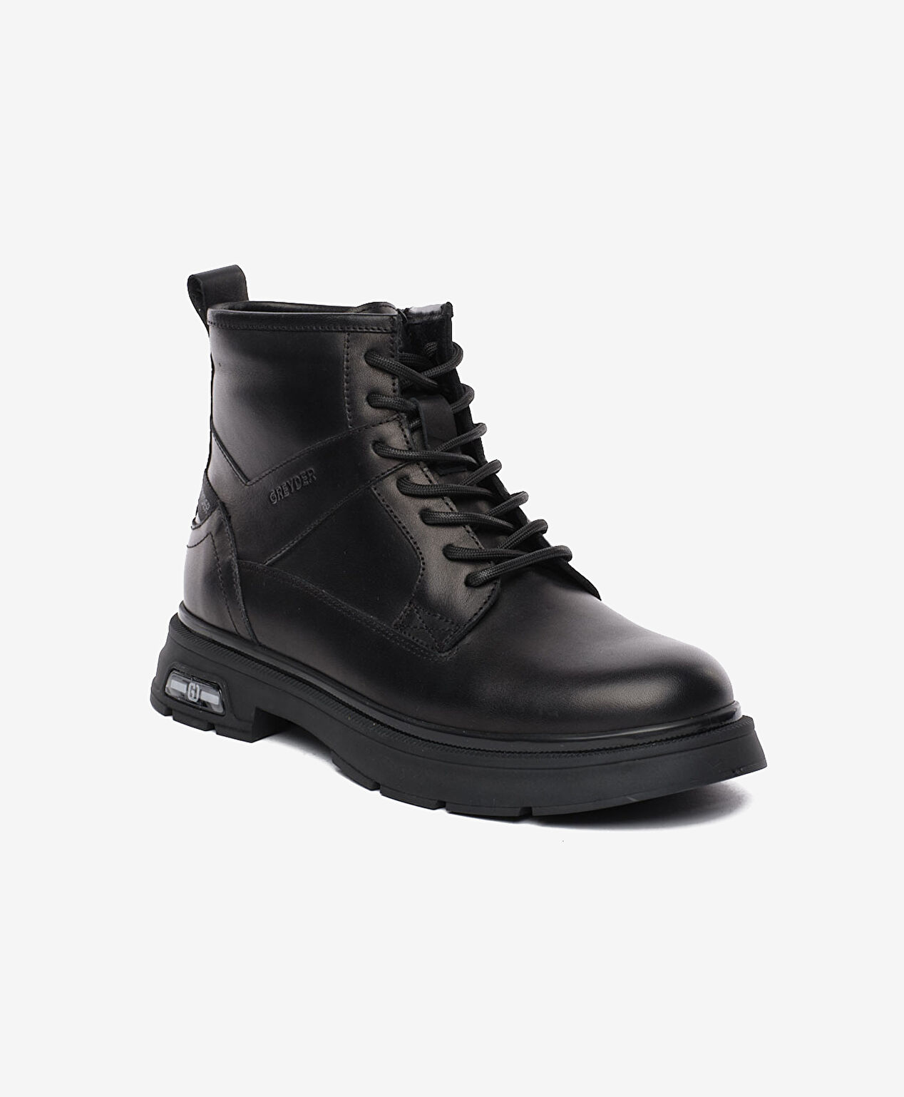 Erkek Siyah Hakiki Deri Bot - 2