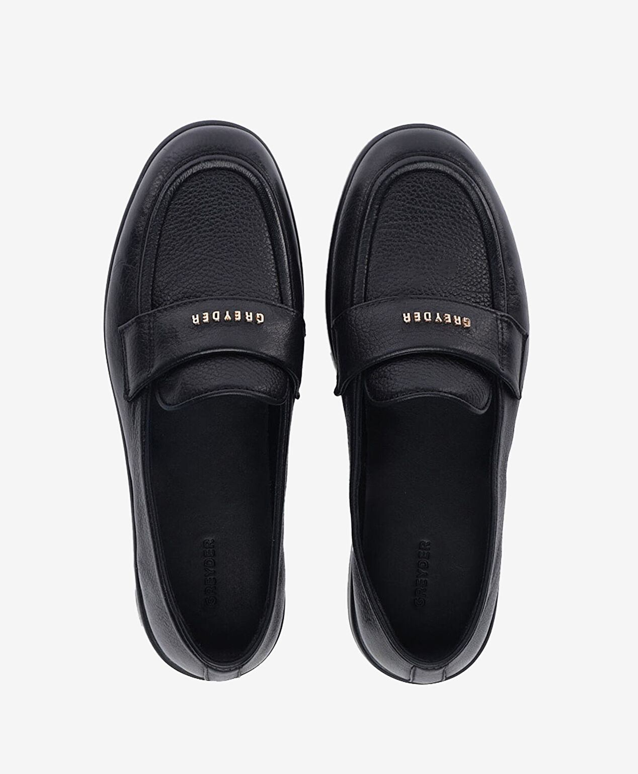 Kadın Siyah Hakiki Deri Loafer Ayakkabı - 5