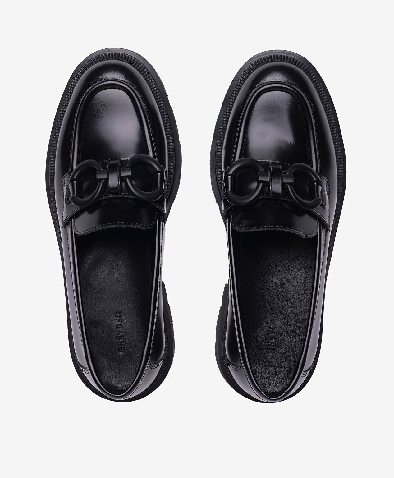 Kadın Siyah Hakiki Deri Loafer Ayakkabı - 5