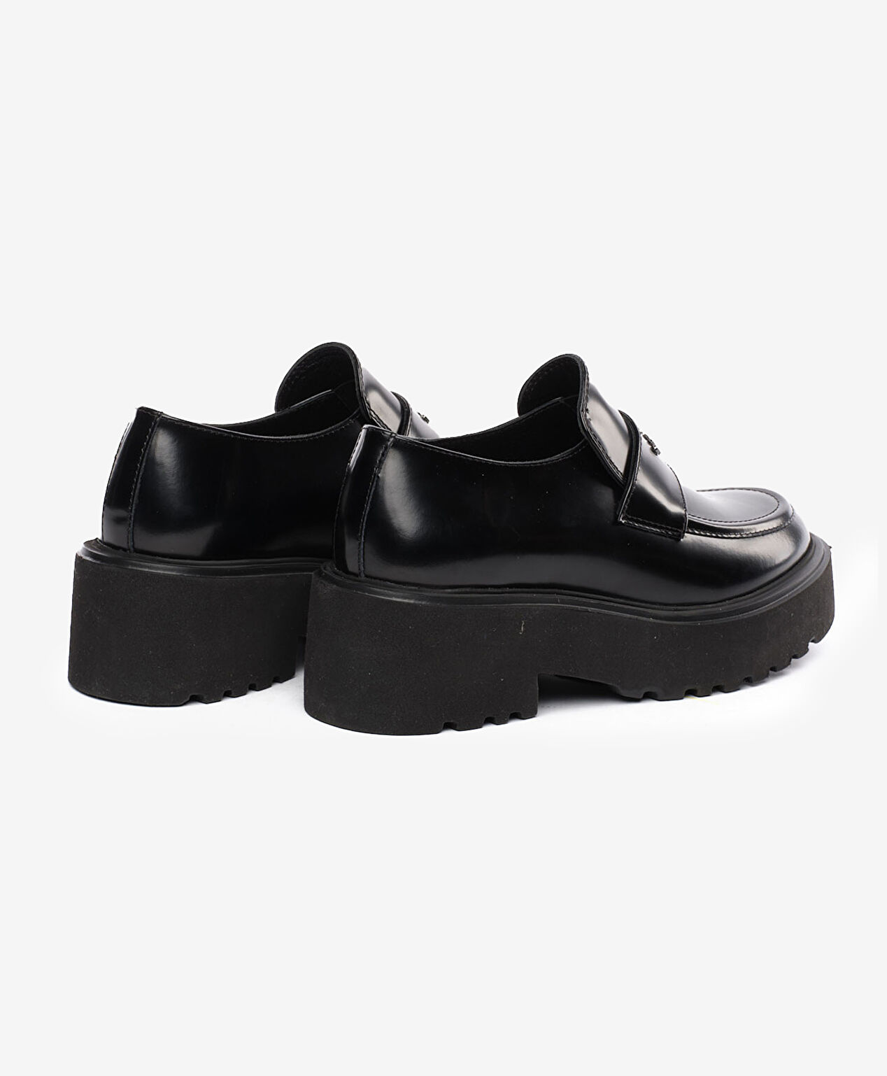 Kadın Siyah Hakiki Deri Loafer Ayakkabı - 4