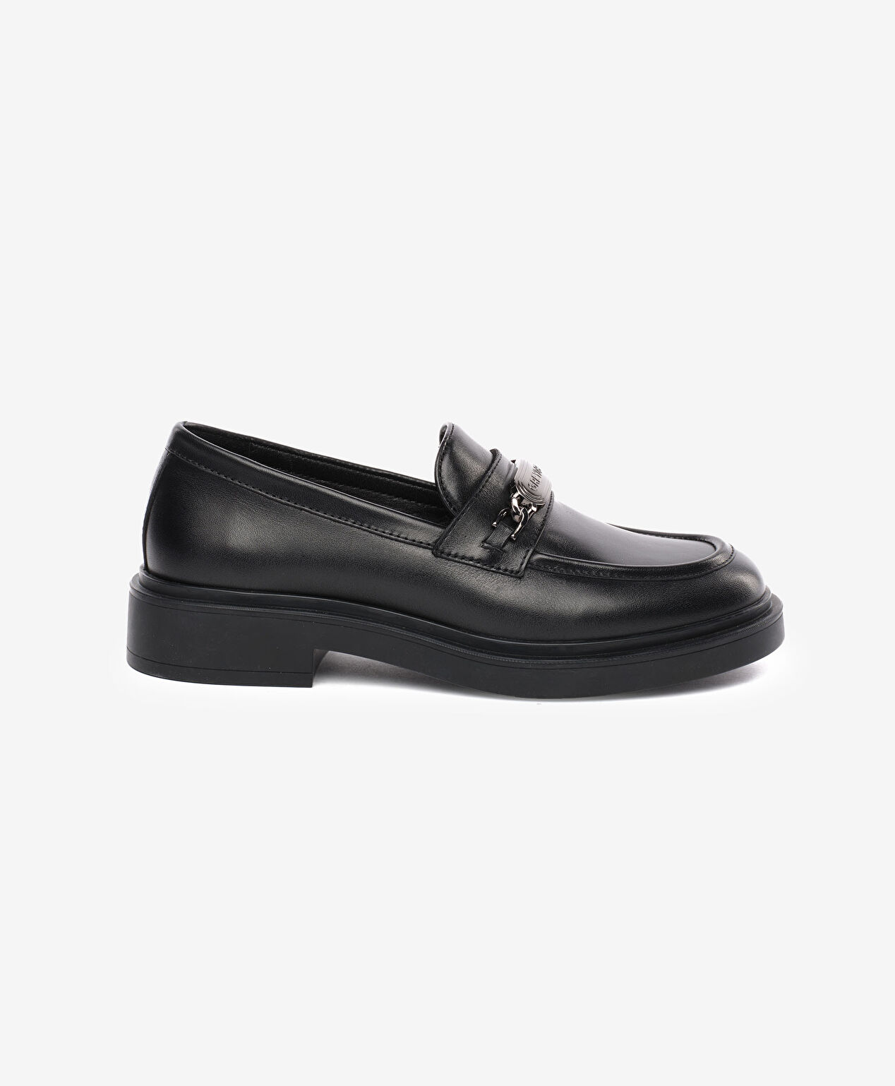 Kadın Siyah Hakiki Deri Loafer Ayakkabı - 1