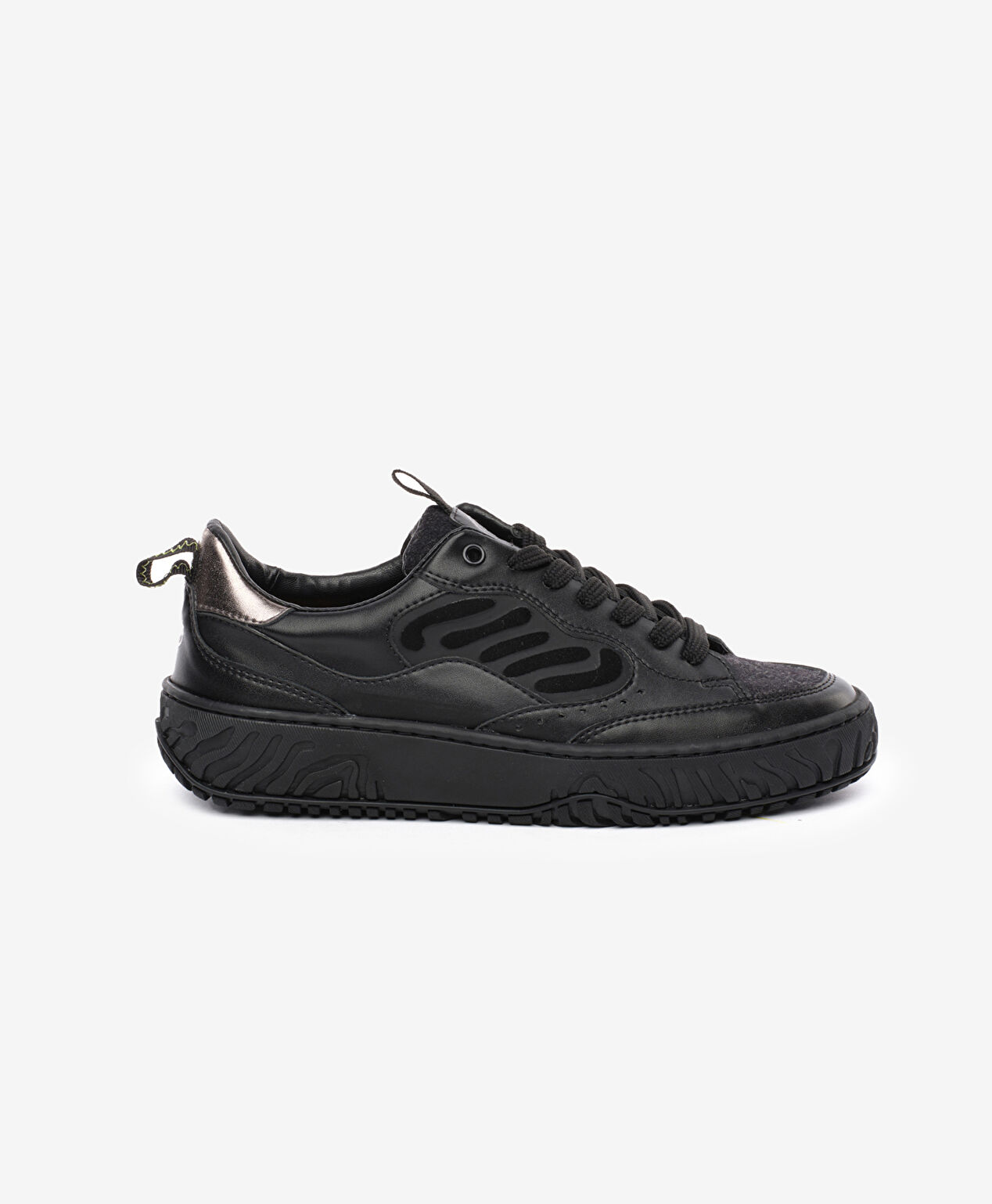 Kadın Siyah Sneaker Ayakkabı - 1