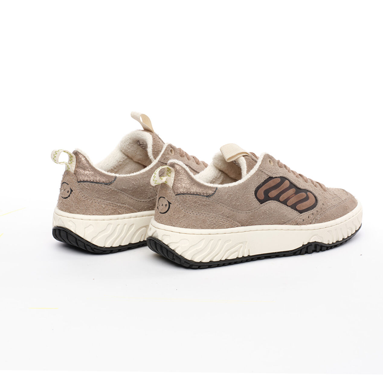 Kadın Kahverengi Hakiki Deri Sneaker Ayakkabı - 4