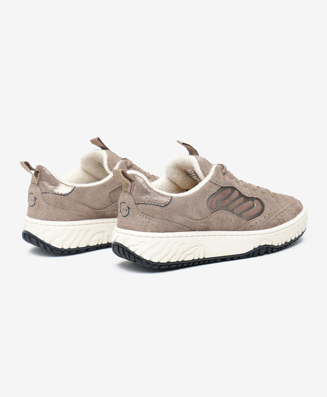 Kadın Kahverengi Sneaker Ayakkabı - 4