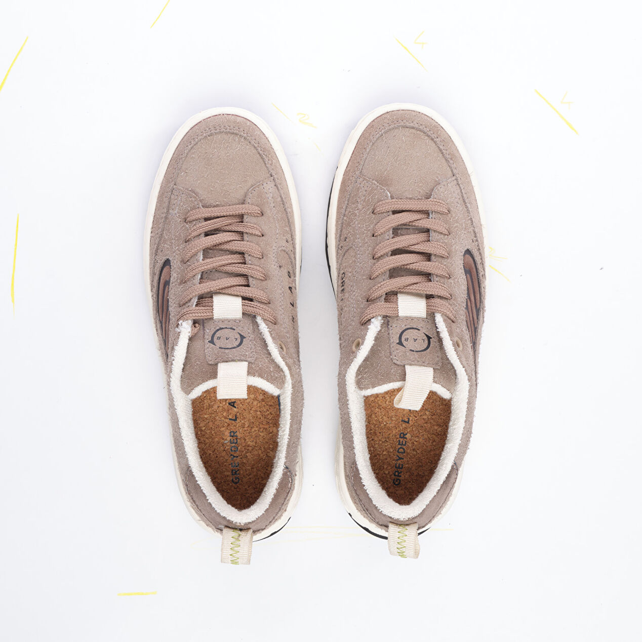 Kadın Kahverengi Hakiki Deri Sneaker Ayakkabı - 5