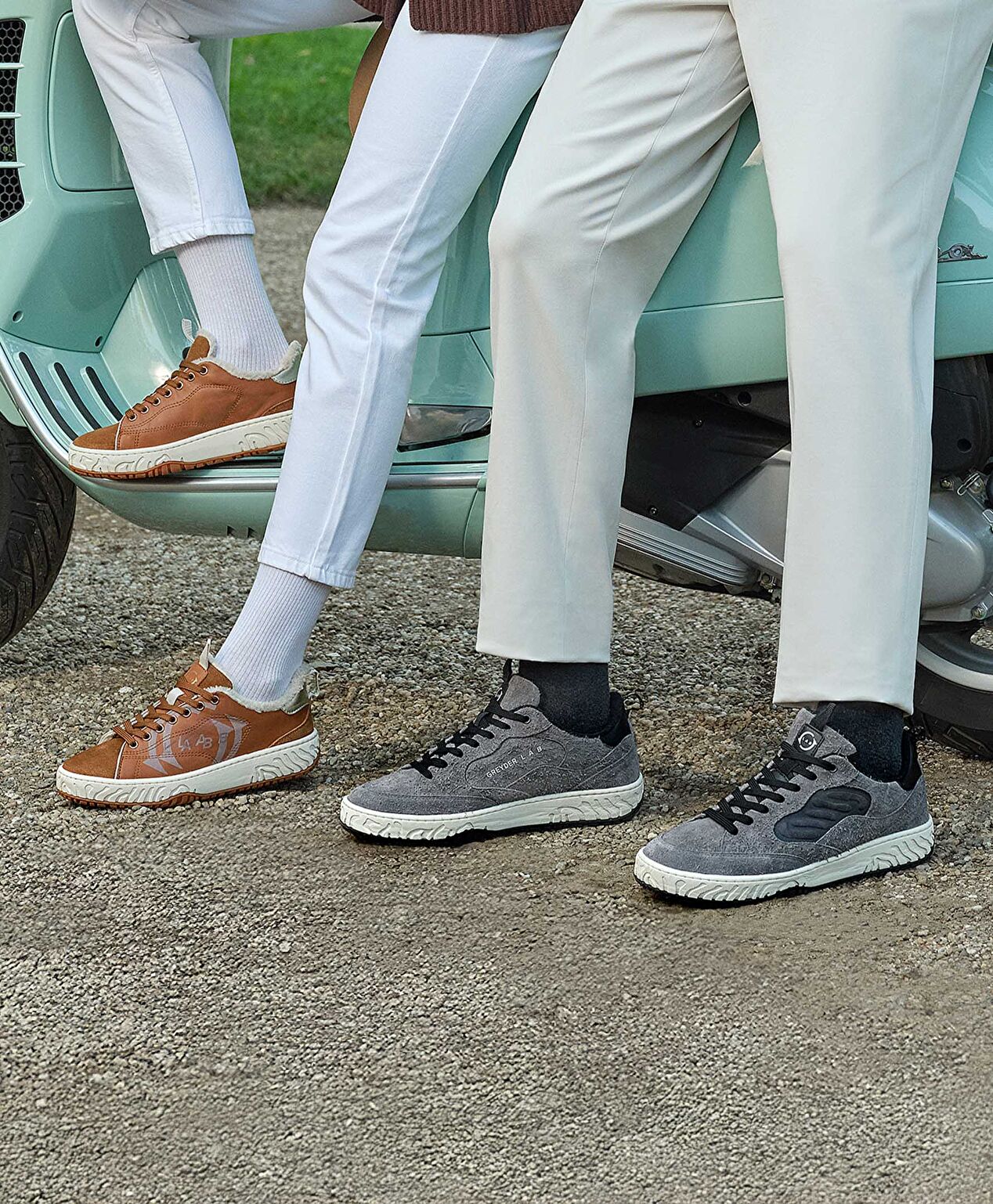 Kadın Taba Hakiki Deri Sneaker Ayakkabı - 8