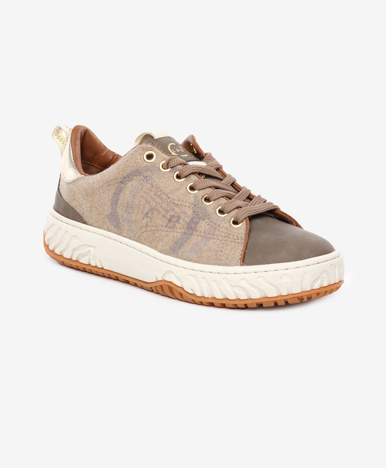 Kadın Kahverengi Hakiki Deri Sneaker Ayakkabı - 2
