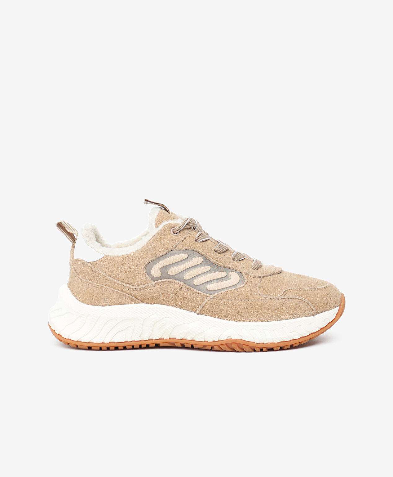 Greyder LAB Kadın Bej Hakiki Deri Spor Ayakkabı - 1