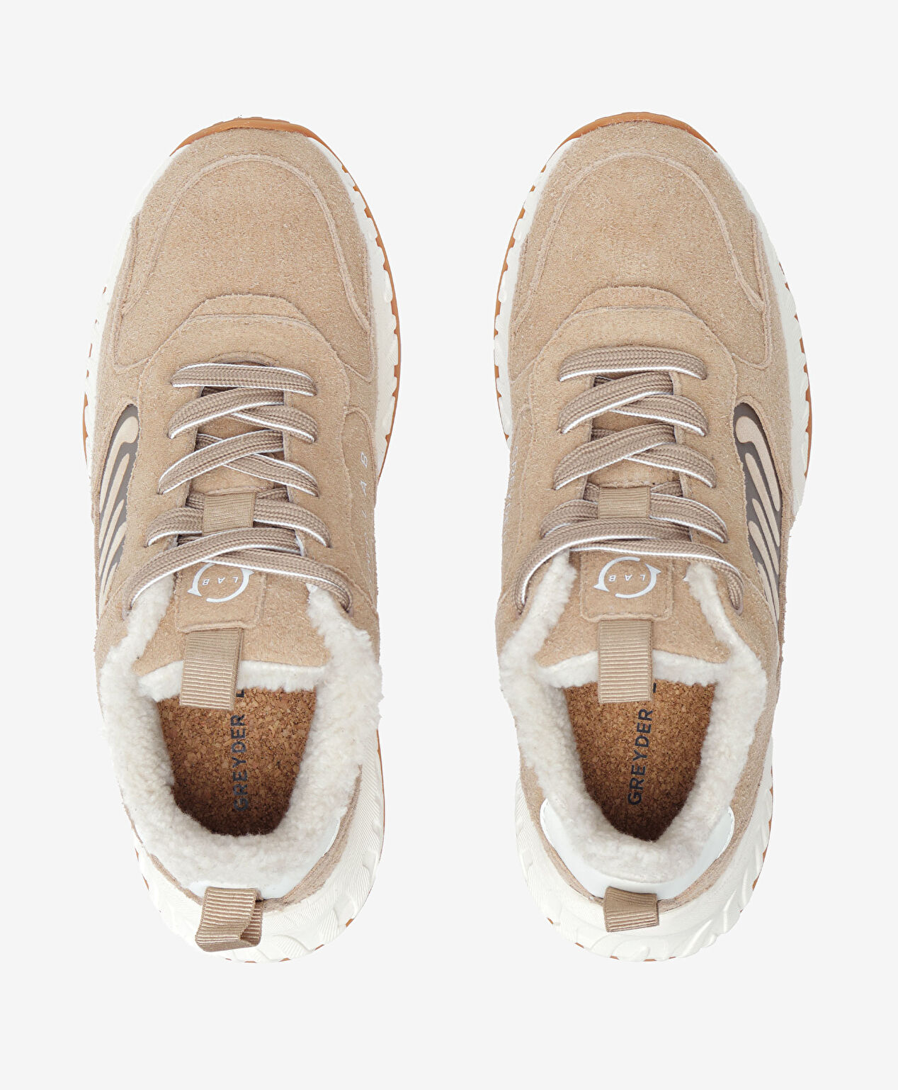 Greyder LAB Kadın Bej Hakiki Deri Spor Ayakkabı - 5