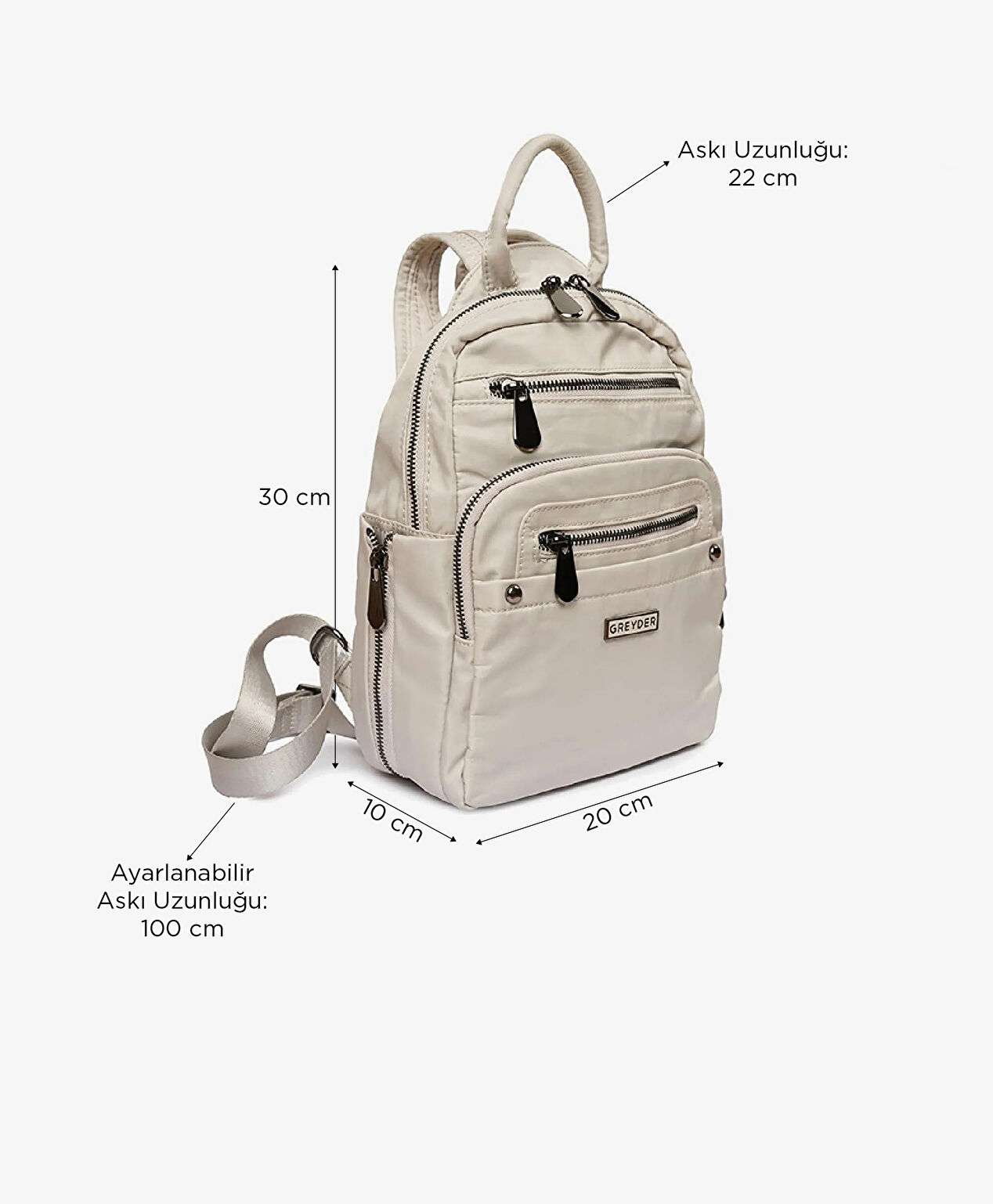 Kadın Taş Sırt Çantası - 2