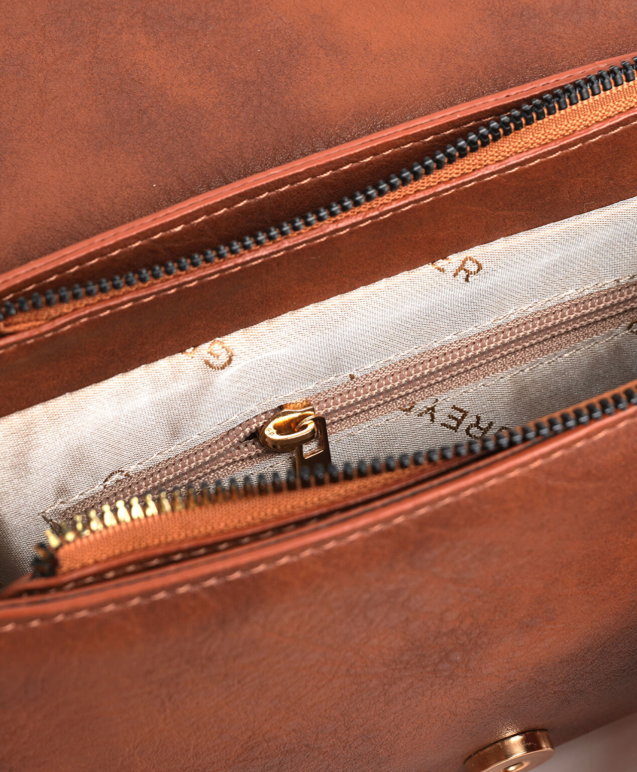 Kadın Taba Hakiki Deri Çapraz Çanta - 5